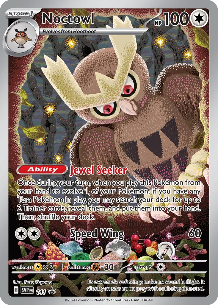 Noctowl, Scarlet & Violet Black Star Promos #141
