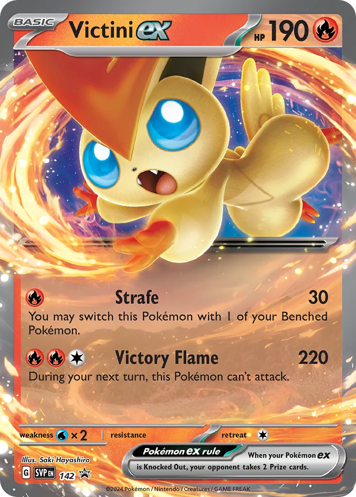 Victini ex, Scarlet & Violet Black Star Promos #142