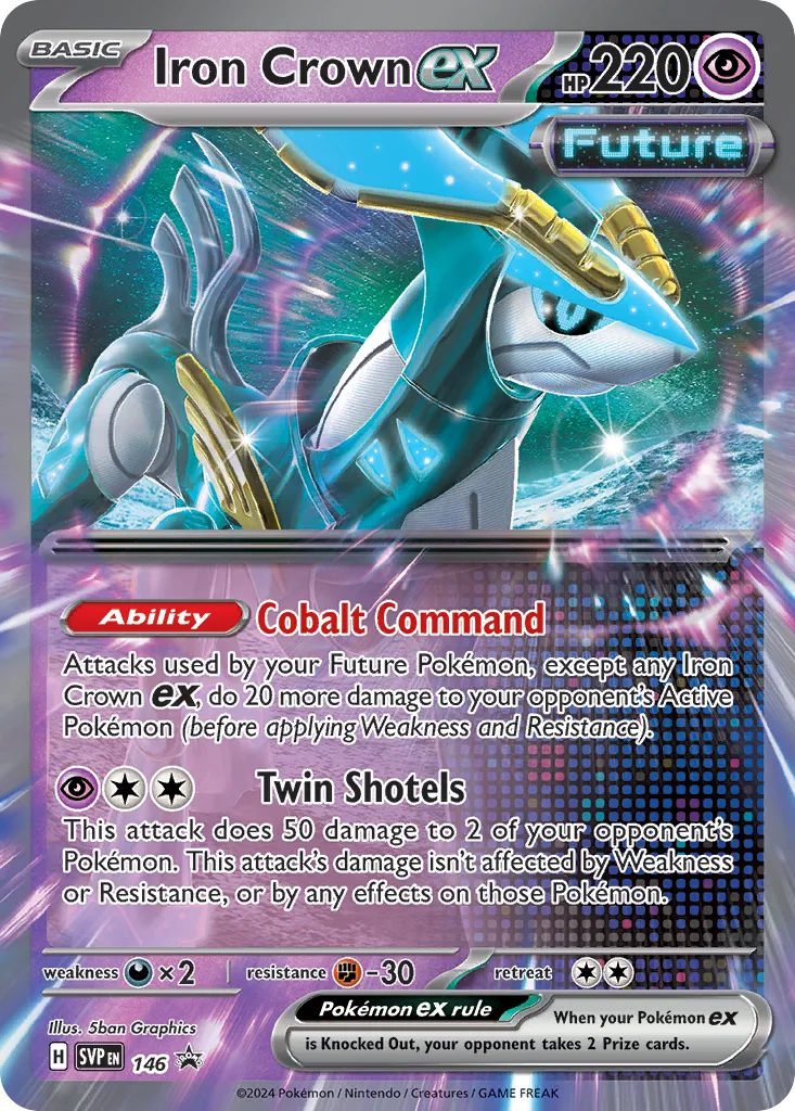 Iron Crown ex, Scarlet & Violet Black Star Promos #146