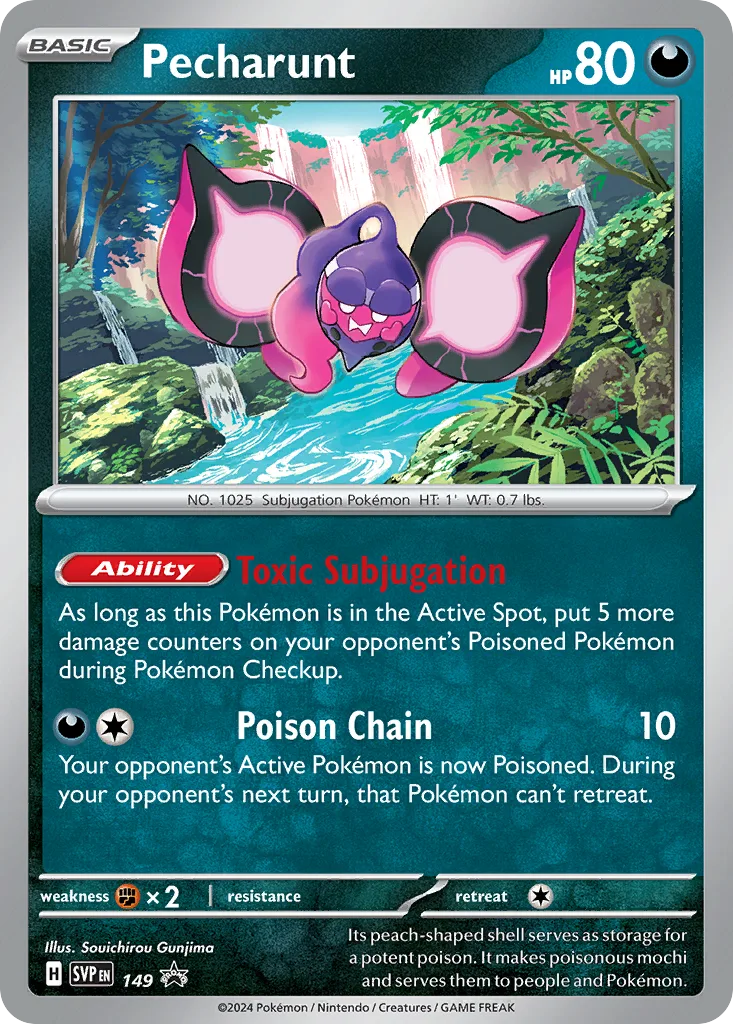 Pecharunt, Scarlet & Violet Black Star Promos #149