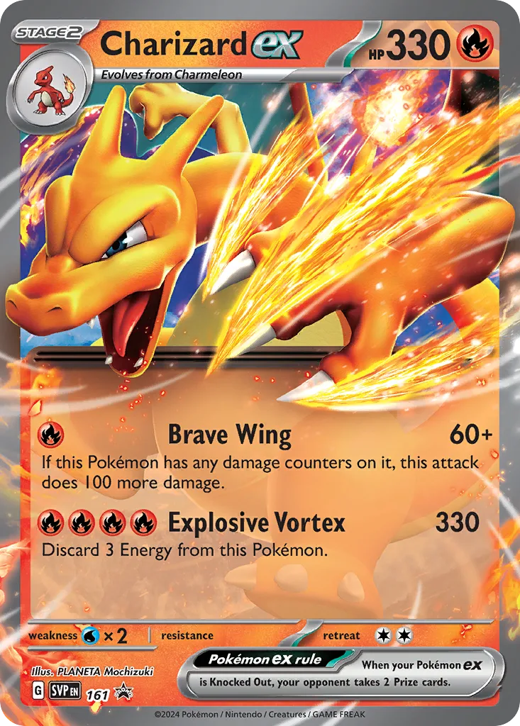 Charizard ex, Scarlet & Violet Black Star Promos #161