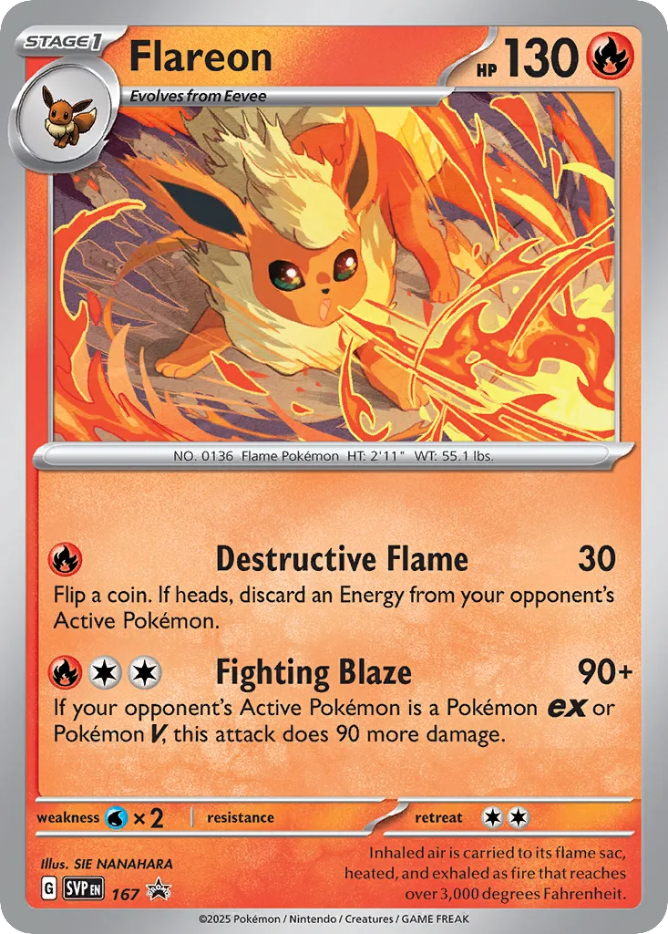 Flareon, Scarlet & Violet Black Star Promos #167