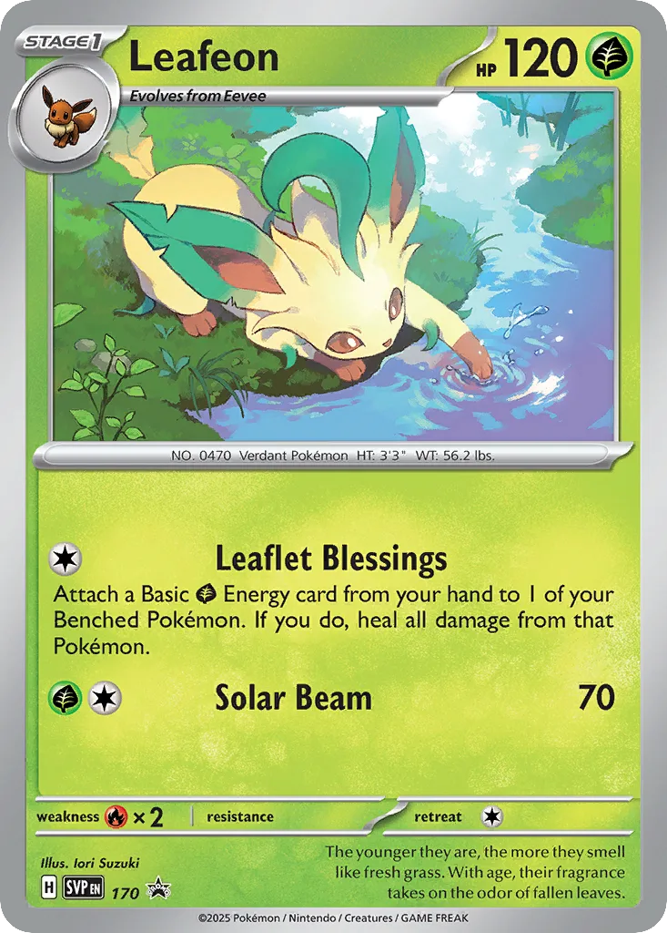 Leafeon, Scarlet & Violet Black Star Promos #170