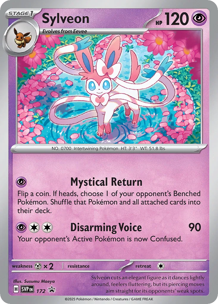 Sylveon, Scarlet & Violet Black Star Promos #172