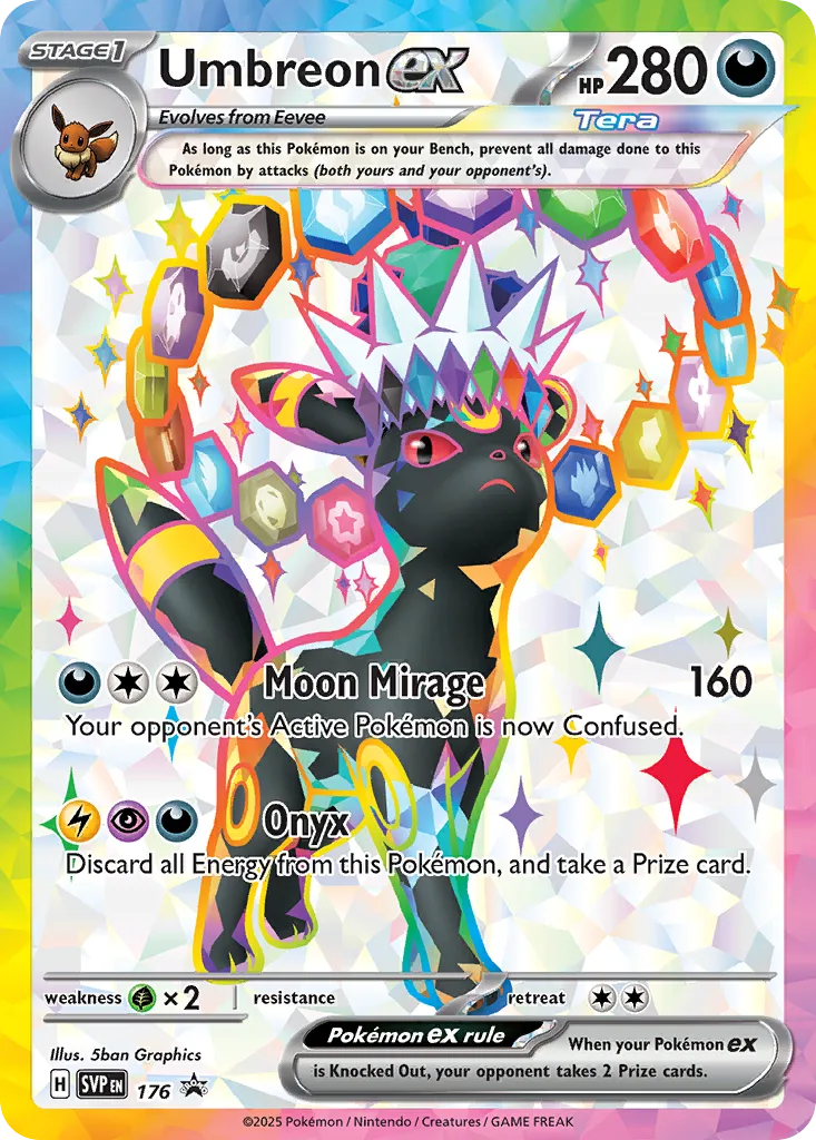 Umbreon ex, Scarlet & Violet Black Star Promos #176