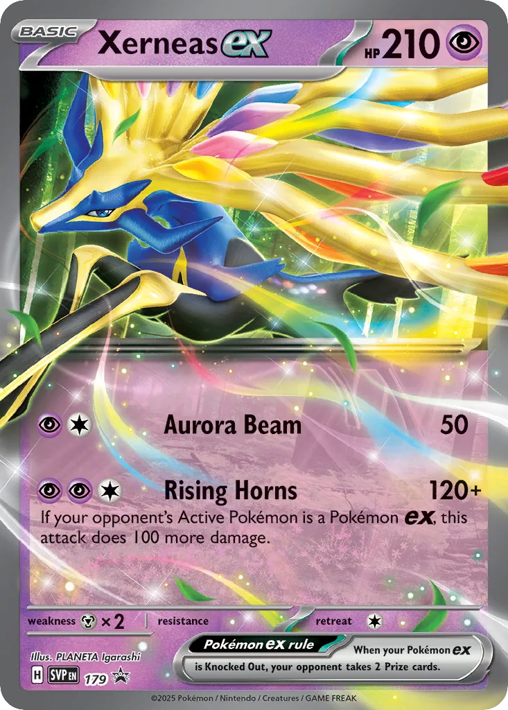 Xerneas ex, Scarlet & Violet Black Star Promos #179
