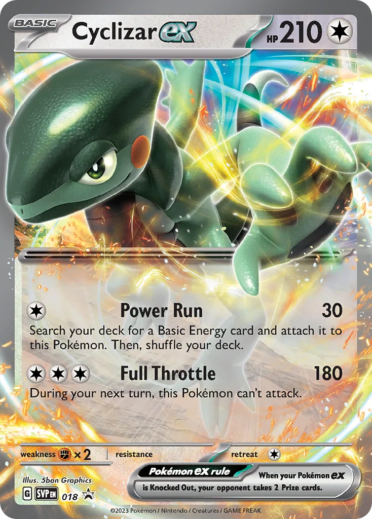 Cyclizar ex, Scarlet & Violet Black Star Promos #018