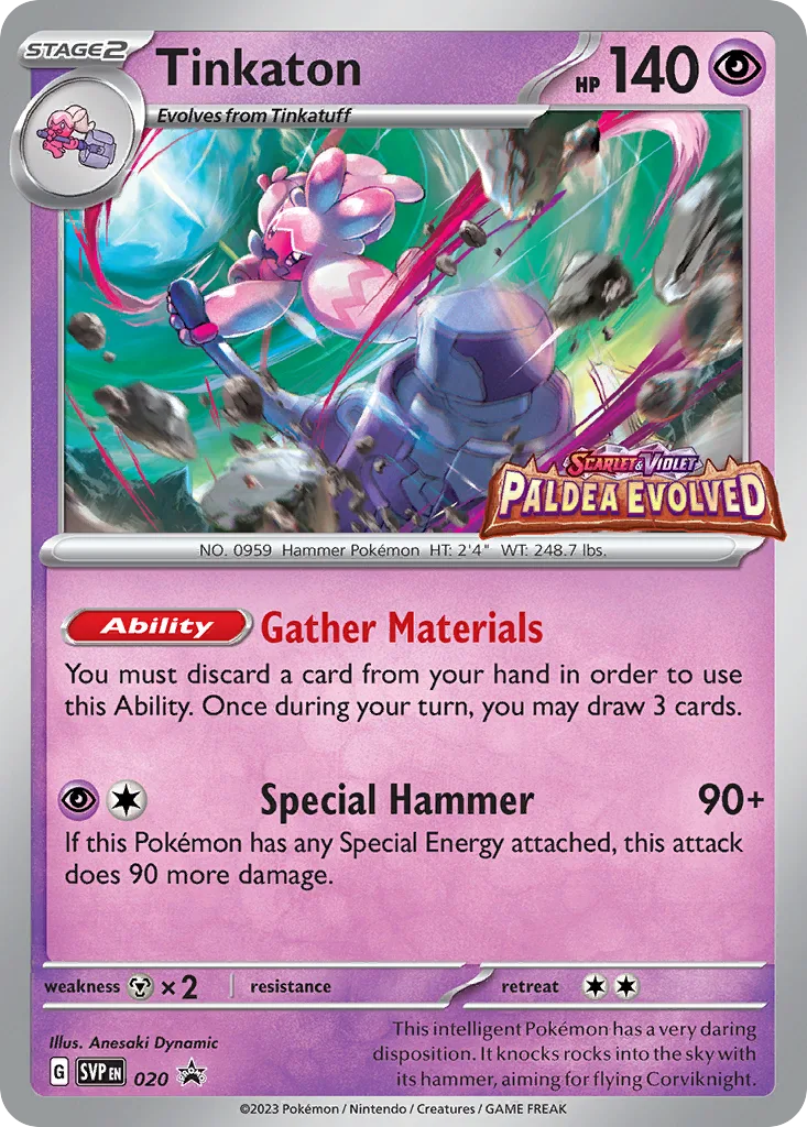 Tinkaton, Scarlet & Violet Black Star Promos #020