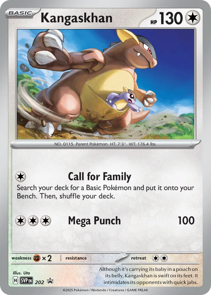 Kangaskhan, Scarlet & Violet Black Star Promos #202