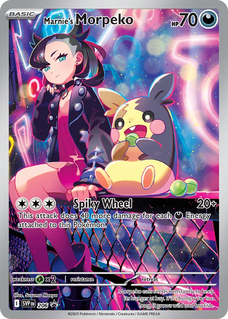 Marnie's Morpeko, Scarlet & Violet Black Star Promos #206