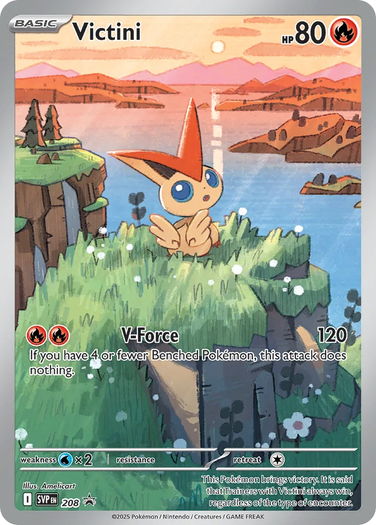 Victini, Scarlet & Violet Black Star Promos #208
