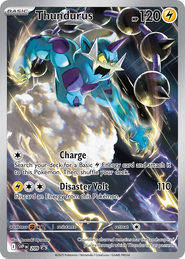 Thundurus, Scarlet & Violet Black Star Promos #209