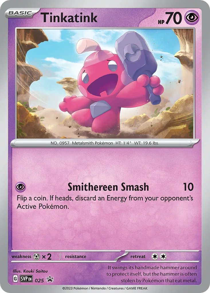 Tinkatink, Scarlet & Violet Black Star Promos #025
