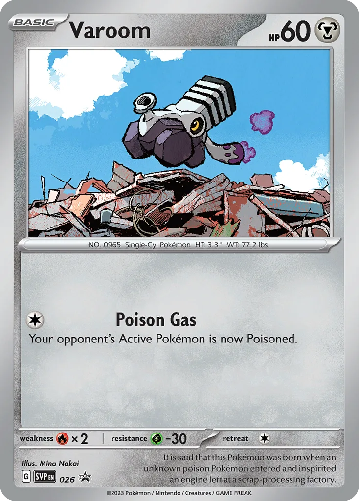 Varoom, Scarlet & Violet Black Star Promos #026