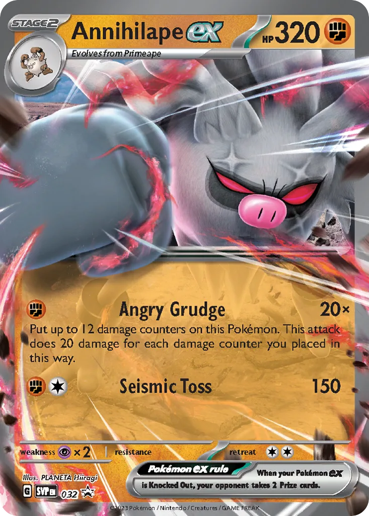 Annihilape ex, Scarlet & Violet Black Star Promos #032