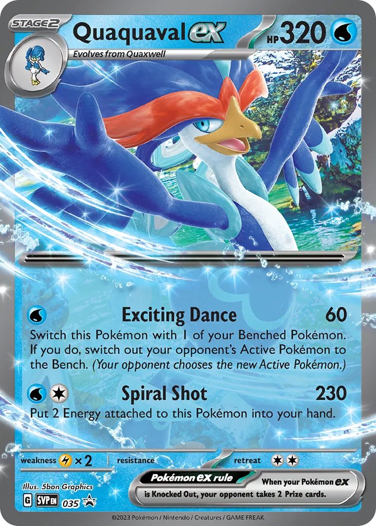 Quaquaval ex, Scarlet & Violet Black Star Promos #035