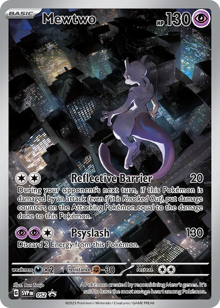 Mewtwo, Scarlet & Violet Black Star Promos #052