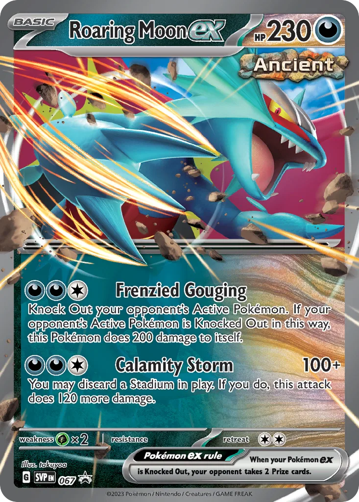 Roaring Moon ex, Scarlet & Violet Black Star Promos #067