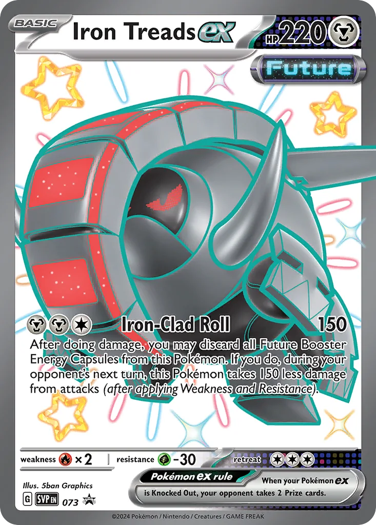 Iron Treads ex, Scarlet & Violet Black Star Promos #073