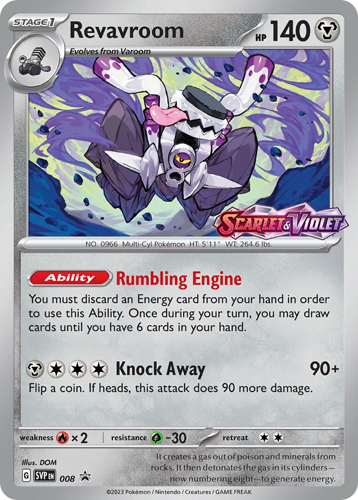 Revavroom, Scarlet & Violet Black Star Promos #008