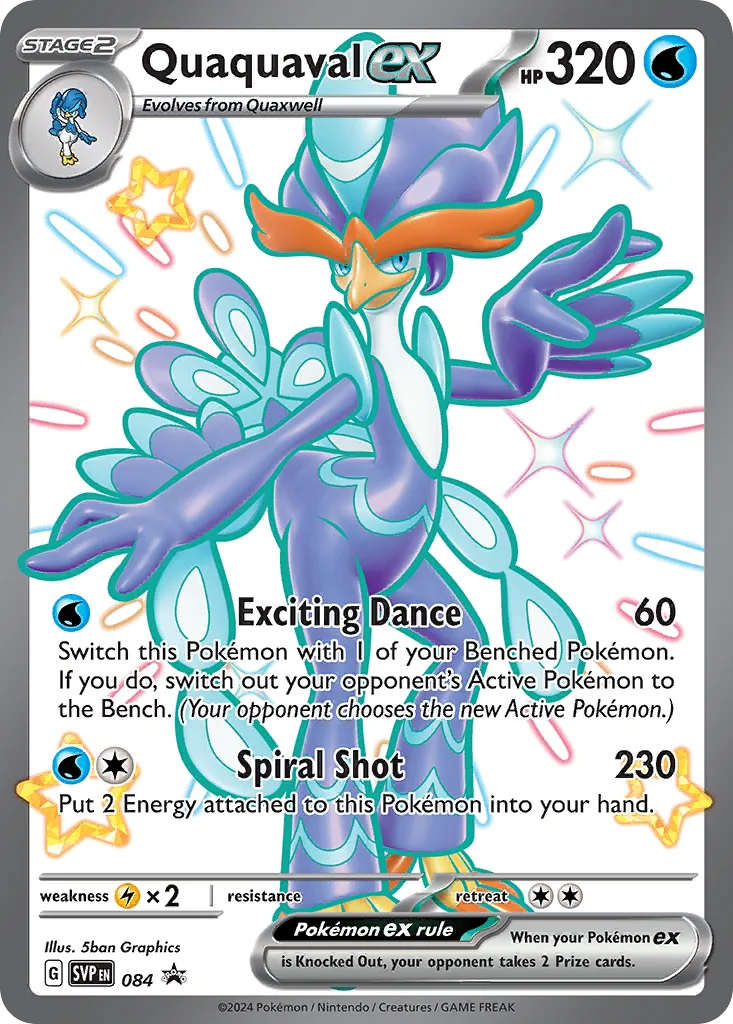 Quaquaval ex, Scarlet & Violet Black Star Promos #084