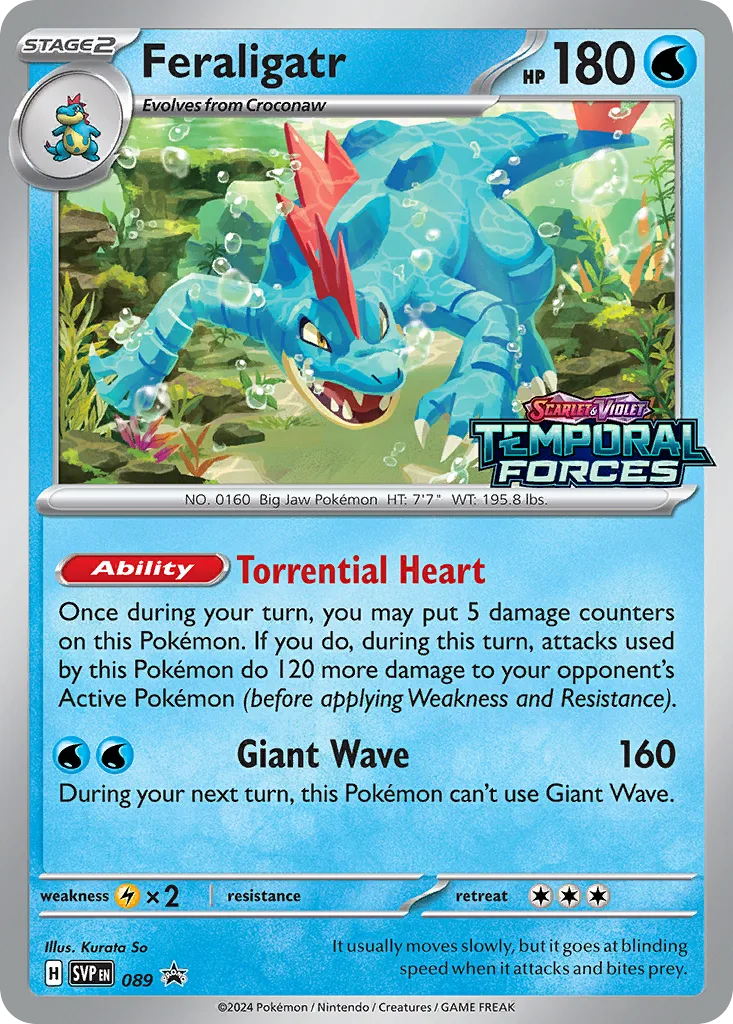 Feraligatr, Scarlet & Violet Black Star Promos #089