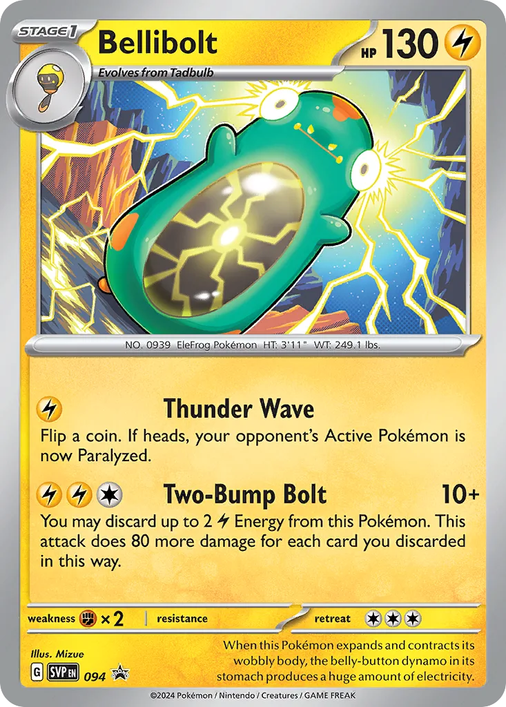 Bellibolt, Scarlet & Violet Black Star Promos #094