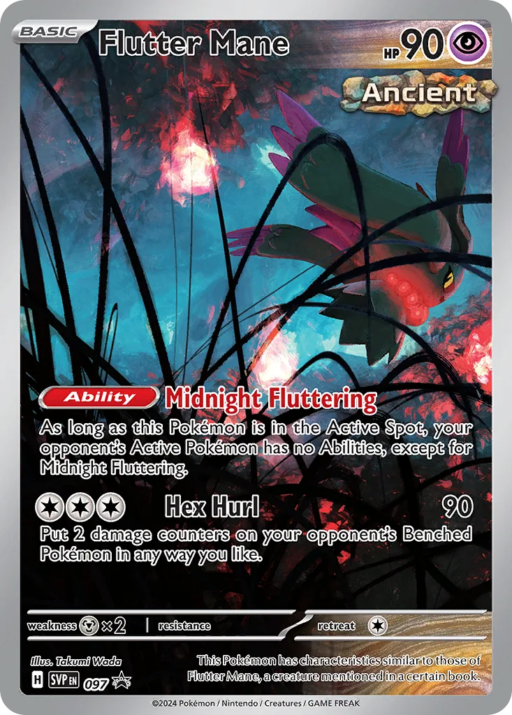 Flutter Mane, Scarlet & Violet Black Star Promos #097