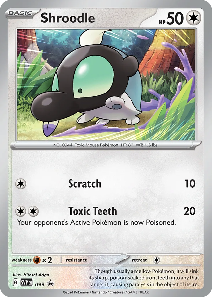 Shroodle, Scarlet & Violet Black Star Promos #099