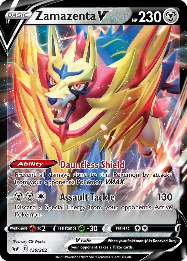 Zamazenta V, Sword & Shield #139/202