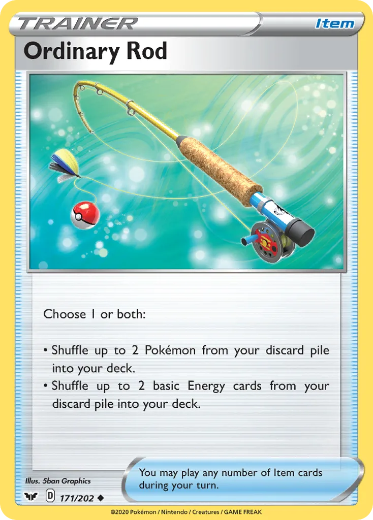 Ordinary Rod, Sword & Shield #171/202