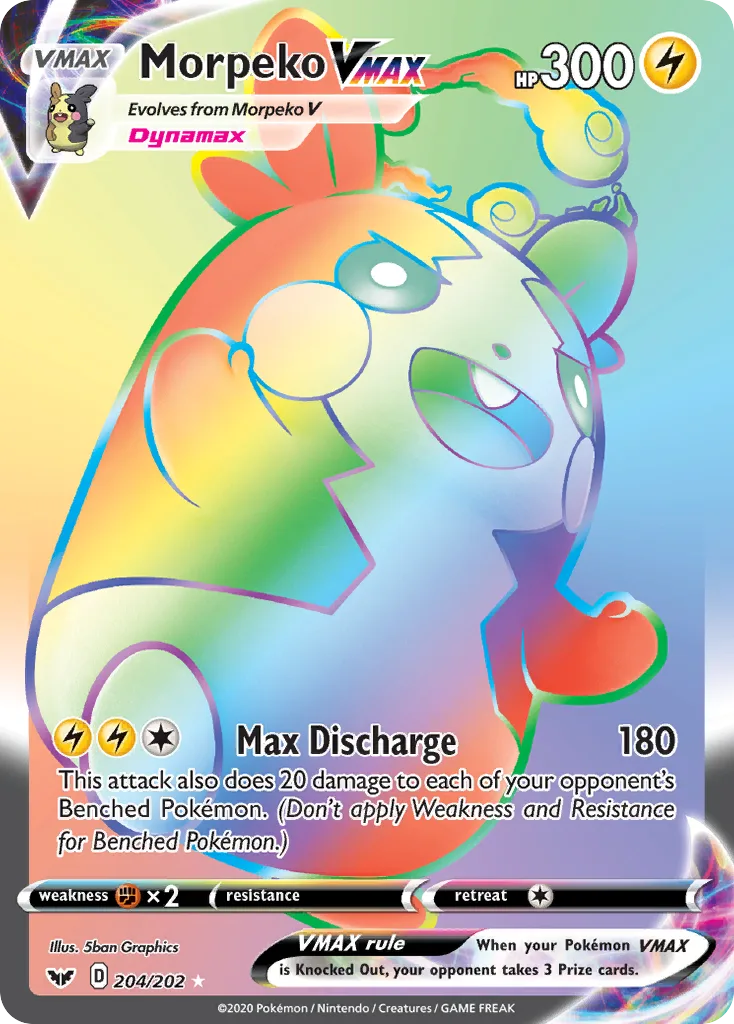 Morpeko VMAX, Sword & Shield #204/202