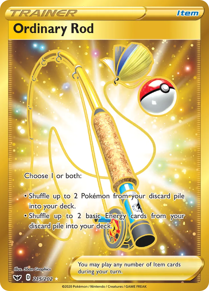 Ordinary Rod, Sword & Shield #215/202