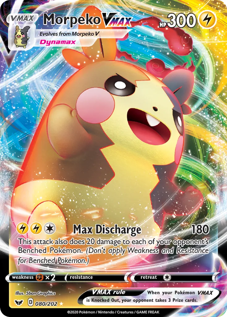 Morpeko VMAX, Sword & Shield #080/202