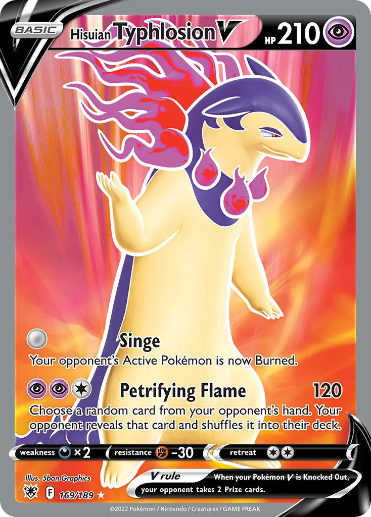 Hisuian Typhlosion V, Astral Radiance #169/189