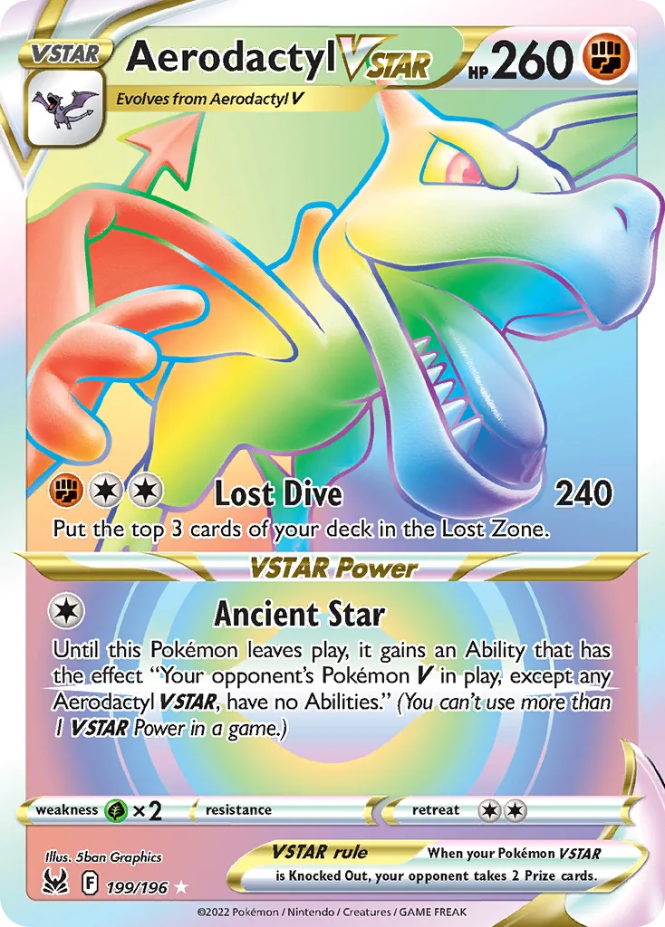 Aerodactyl VSTAR, Lost Origin #199/196
