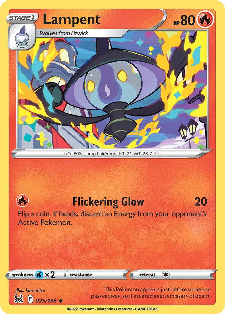 Lampent, Lost Origin #025/196