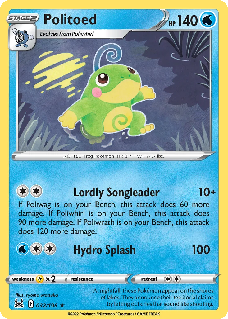 Politoed, Lost Origin #032/196