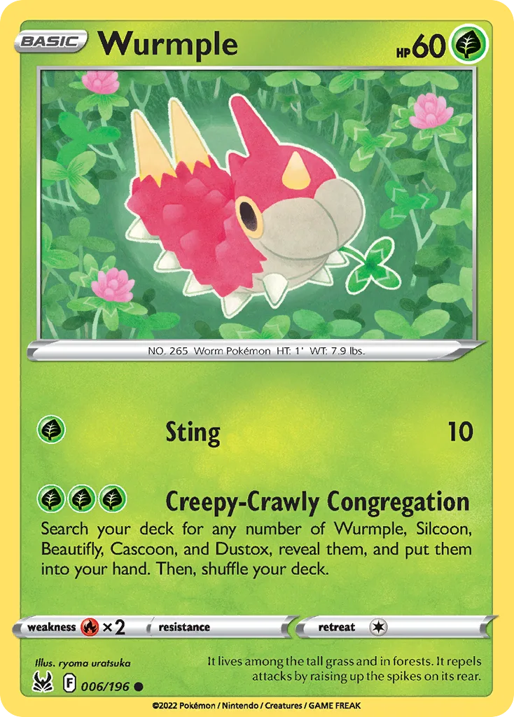 Wurmple, Lost Origin #006/196