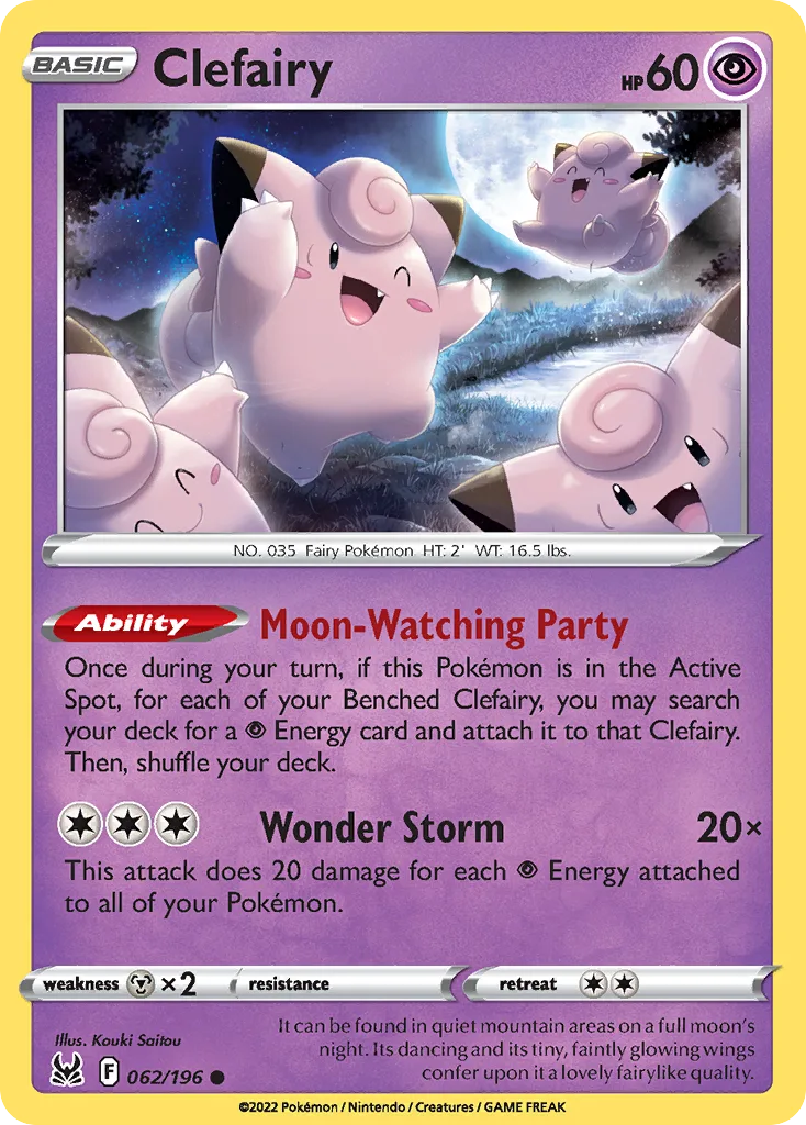 Clefairy, Lost Origin #062/196