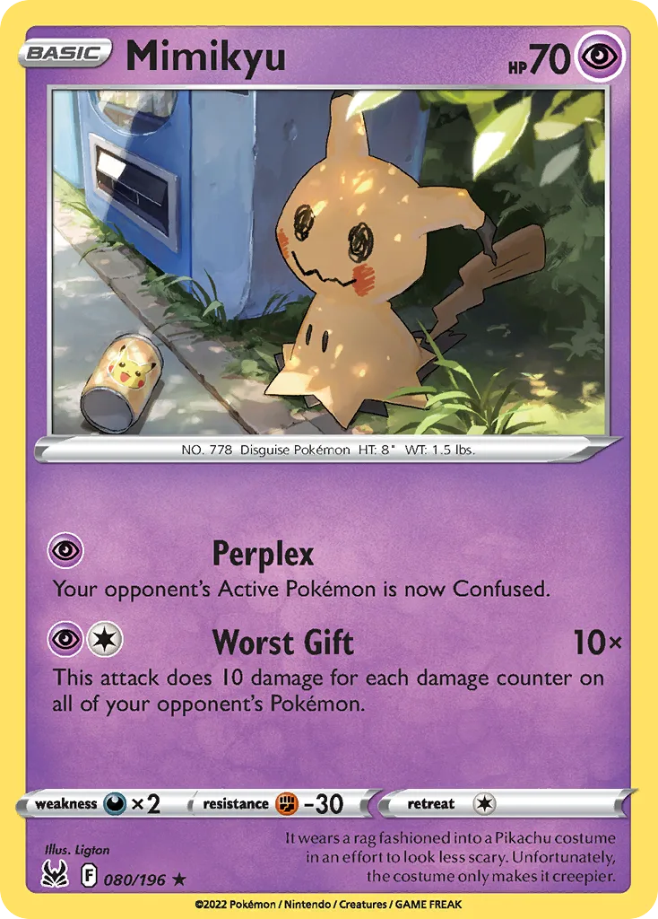 Mimikyu, Lost Origin #080/196