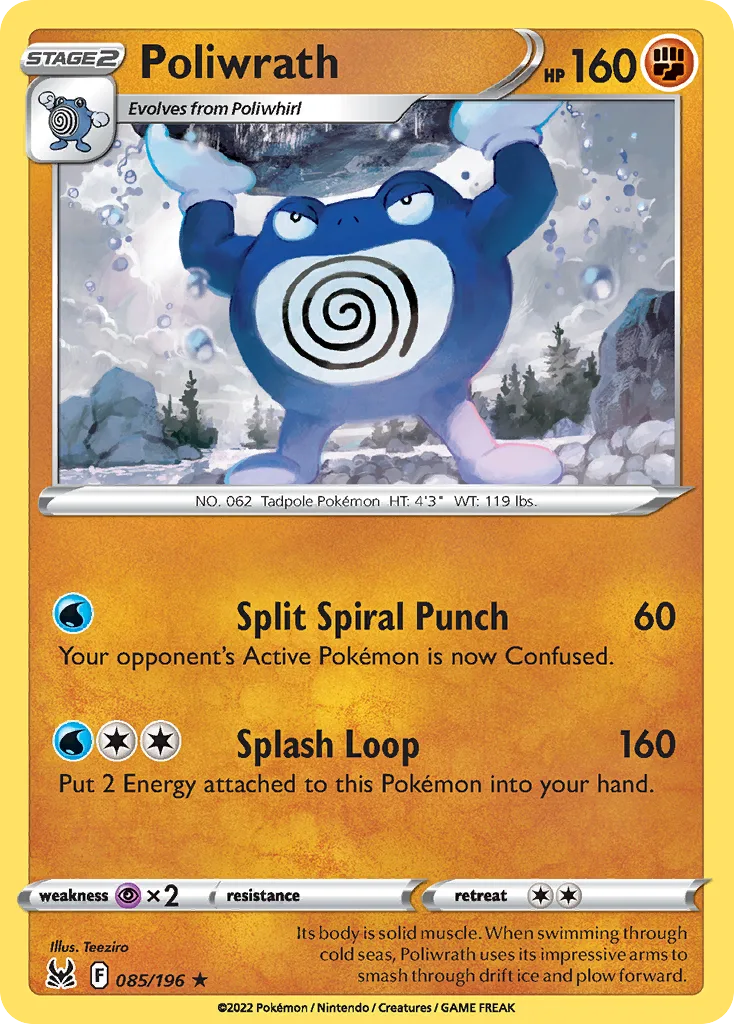 Poliwrath, Lost Origin #085/196