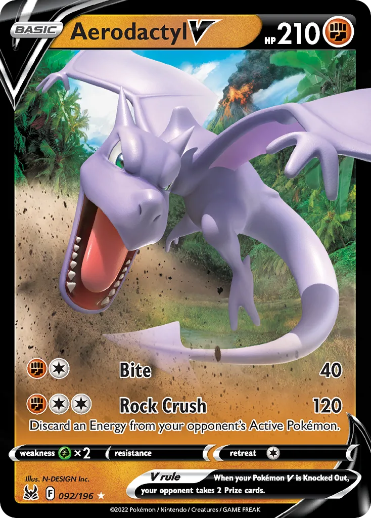 Aerodactyl V, Lost Origin #092/196