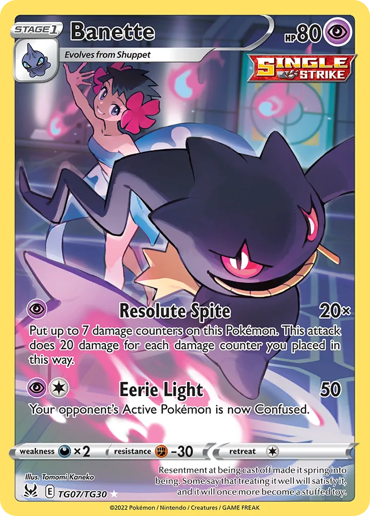 Banette, Lost Origin Trainer Gallery #TG07/TG30