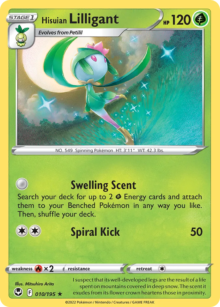 Hisuian Lilligant, Silver Tempest #010/195