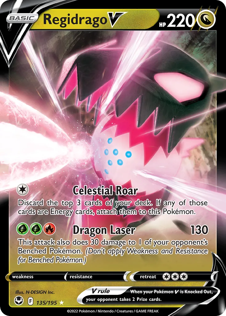 Regidrago V, Silver Tempest #135/195