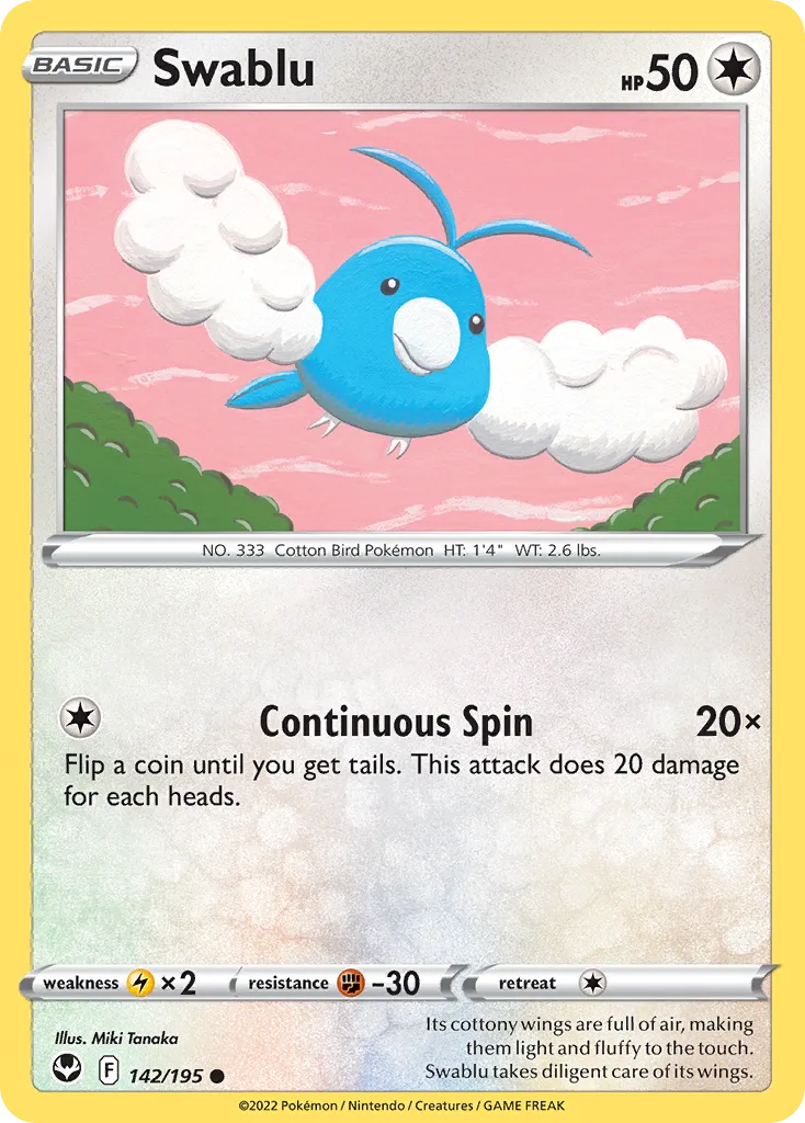 Swablu, Silver Tempest #142/195