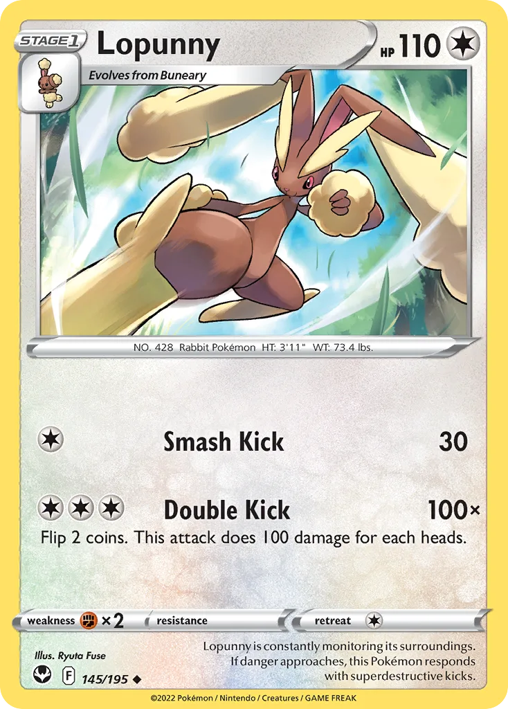 Lopunny, Silver Tempest #145/195