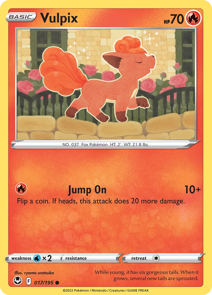 Vulpix, Silver Tempest #017/195