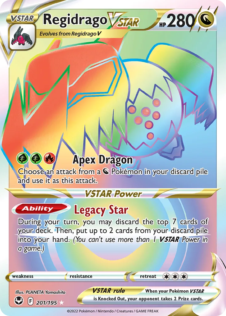 Regidrago VSTAR, Silver Tempest #201/195